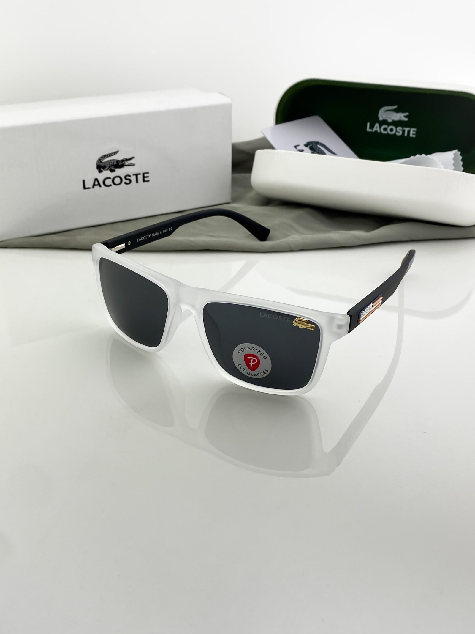 Lacost__ice black 2409 62