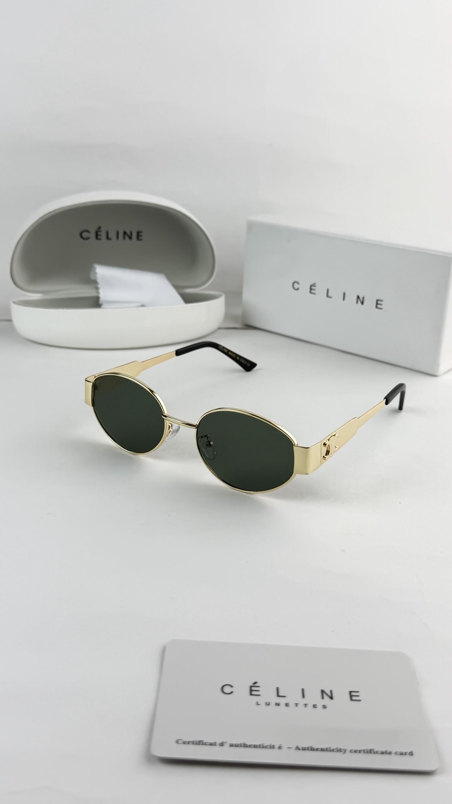 CELINE GOLD GREEN 1006